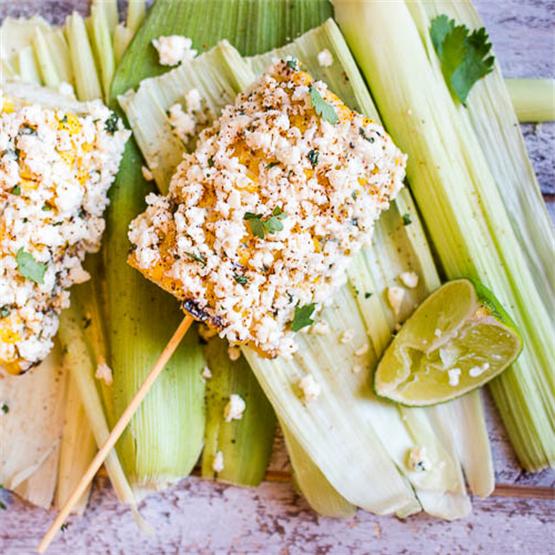 Elote- Mexican Street Corn on a Stick