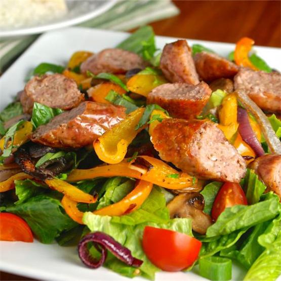 Paleo Sausage and Peppers Salad