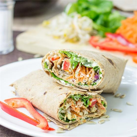 Tangy Veggie Wrap ­- For The Ultimate Picnic