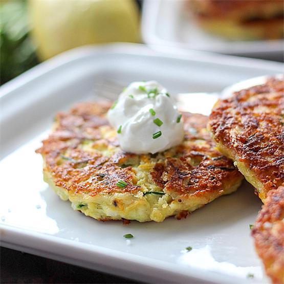 The Easiest Zucchini Fritters