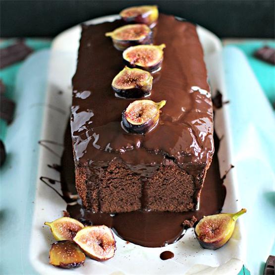 Triple Chocolate Fig Pound Cake