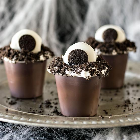 Monster Eye Pudding Cups