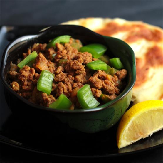 Spicy Minced Beef with Capsicum
