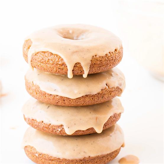 Delicious and easy to make healthy Baked Chai Donuts