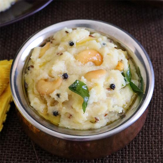 Rava Pongal - A super easy and delicious South Indian breakfast