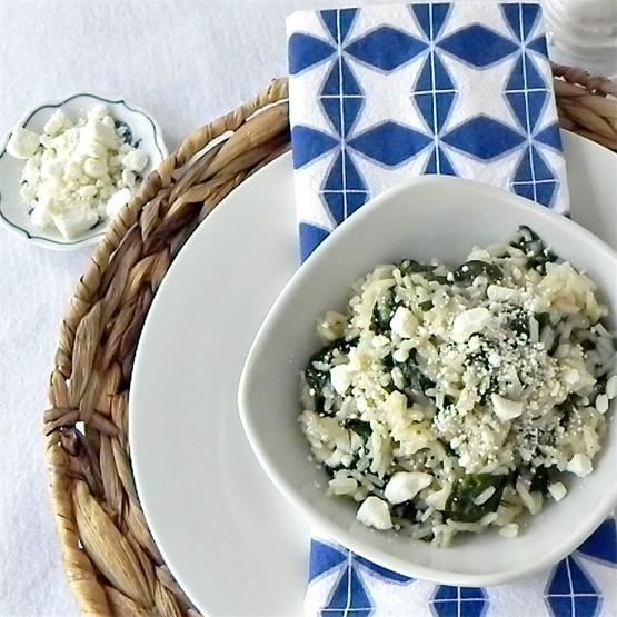 Greek Spinach Rice