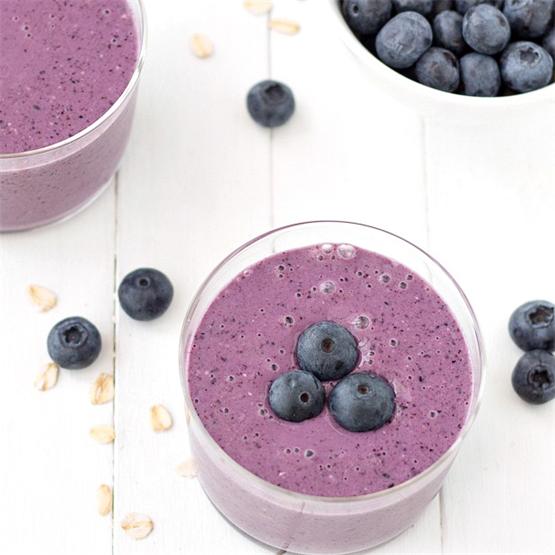 Oatmeal Blueberry Smoothie