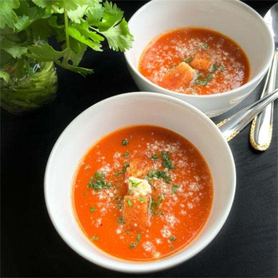 Easy Spanish Gazpacho - Cold Tomato Soup