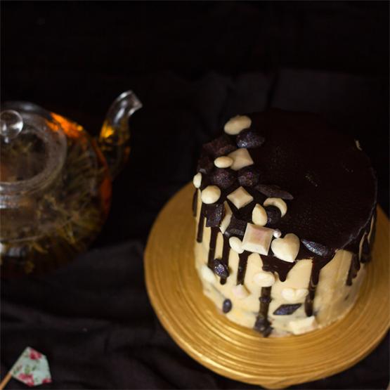Triple Chocolate Ombré Cake