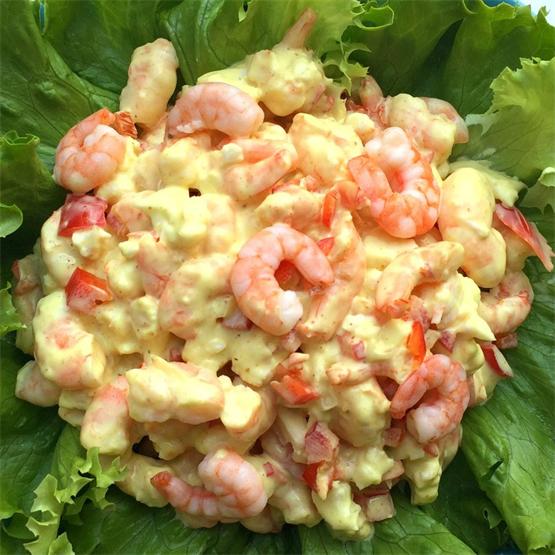 Curried Shrimp and Cauliflower Salad