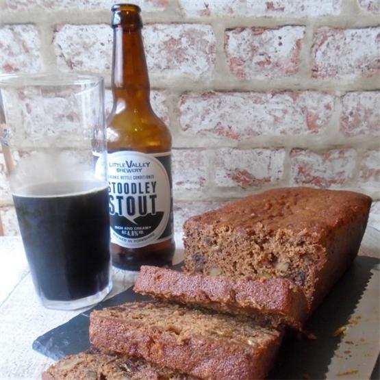 Beer Cake with Dates and Walnuts