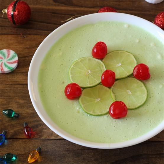Vintage Holiday Green Jello Salad