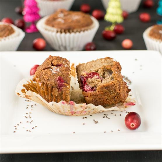 Cranberry Chia Muffins