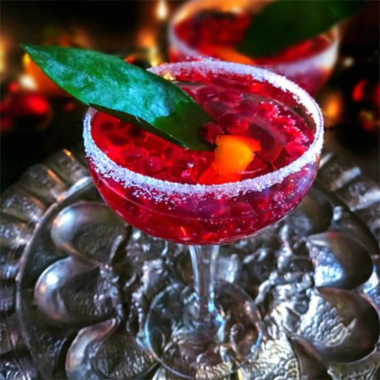 Pomegranate New Year’s Punch (with Rum and Vodka)