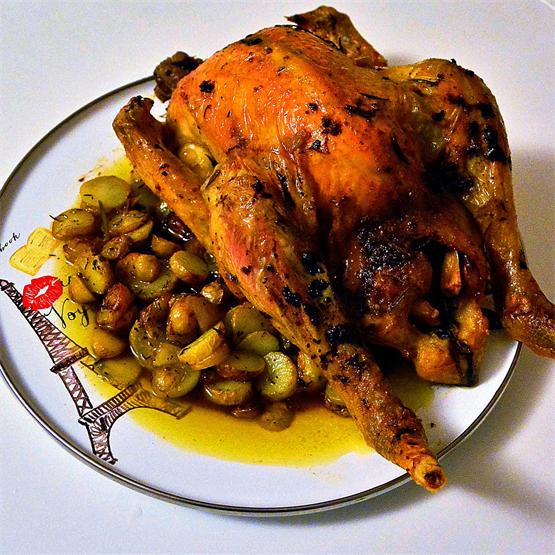 Roasted Chicken in the French style