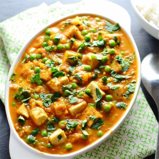 Petits Pois Tofu Vegan Curry