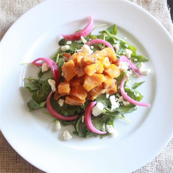 Butternut Squash Salad with Brown Butter Dressing