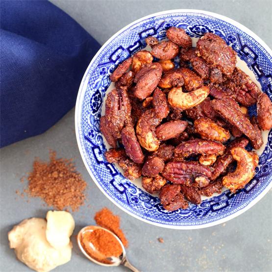 Sweet & Spicy Ginger Nuts (GF, V)