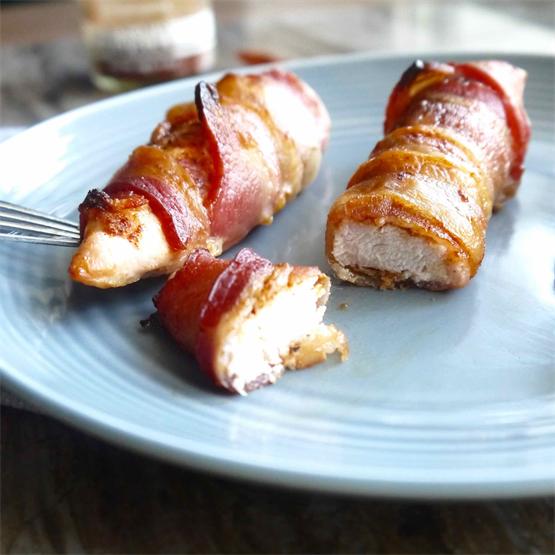 Bacon Wrapped Chicken Tenders (Paleo, GF)