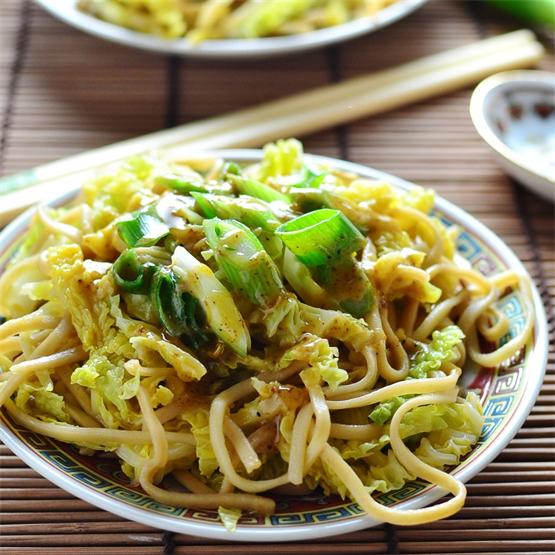 Cabbage Noodles with Sichuan Pepper Dressing