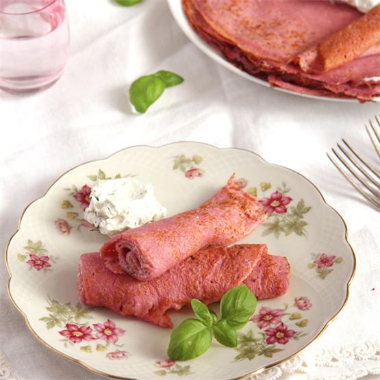Beetroot Crepes