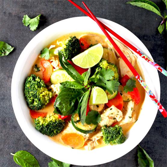 Thai Red Curry Chicken with Vegetables