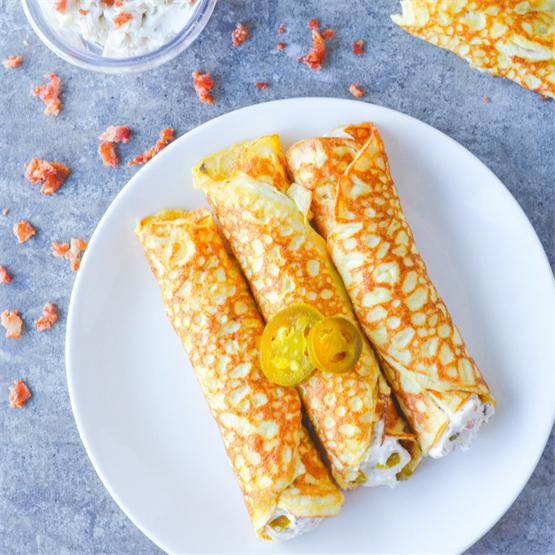 Low Carb Jalapeno Crepes