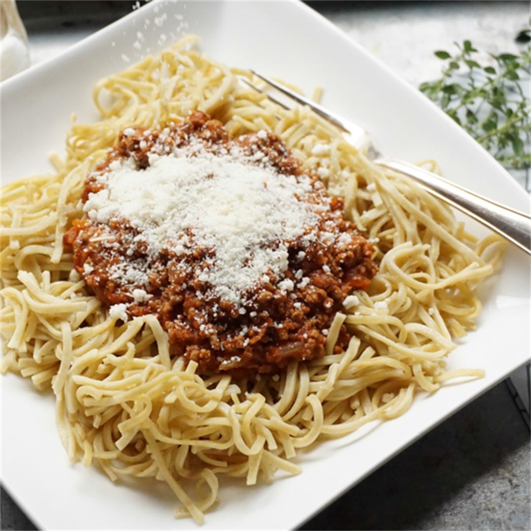 Bolognese Sauce for Spaghetti or Lasagne