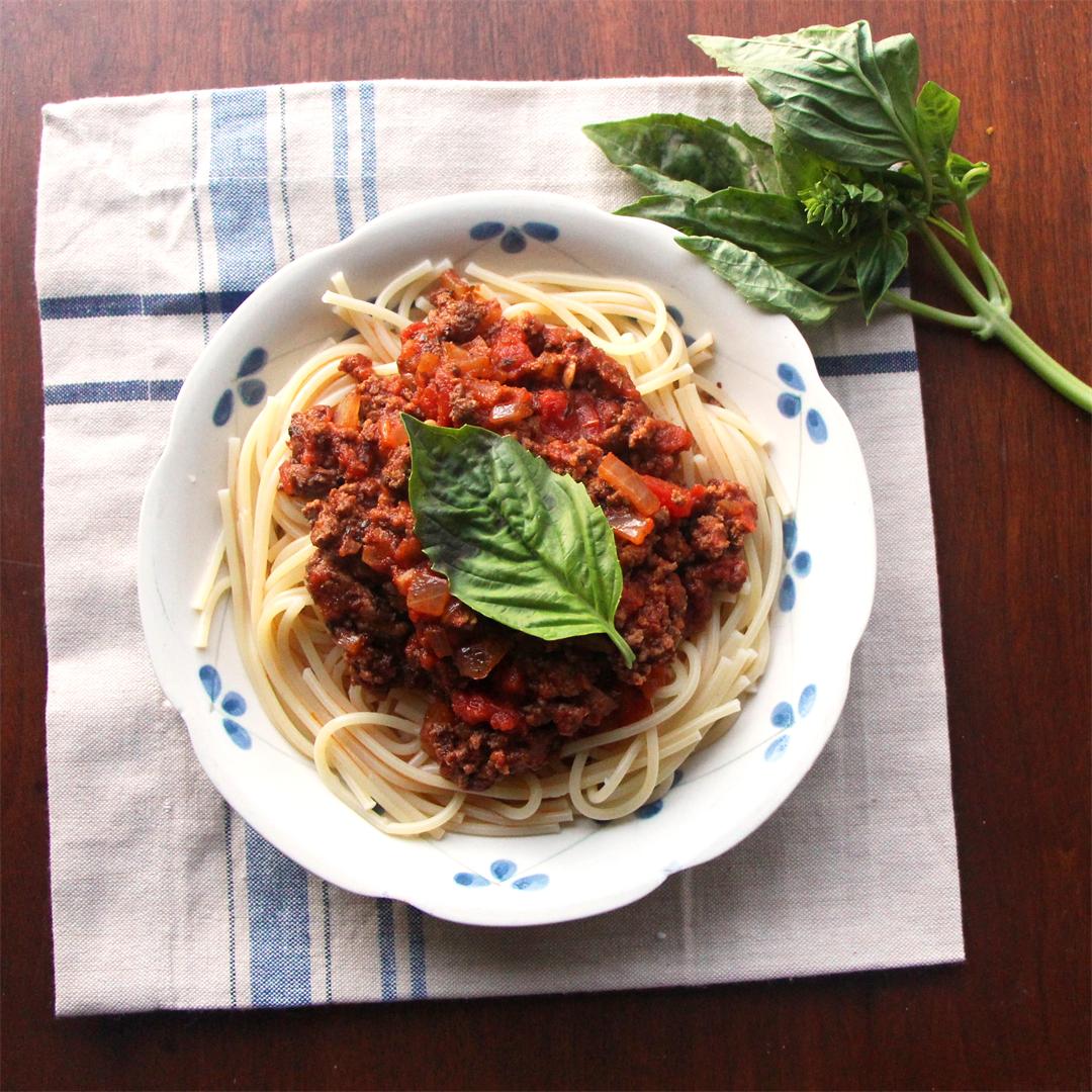 Easy Spaghetti and Meat Sauce