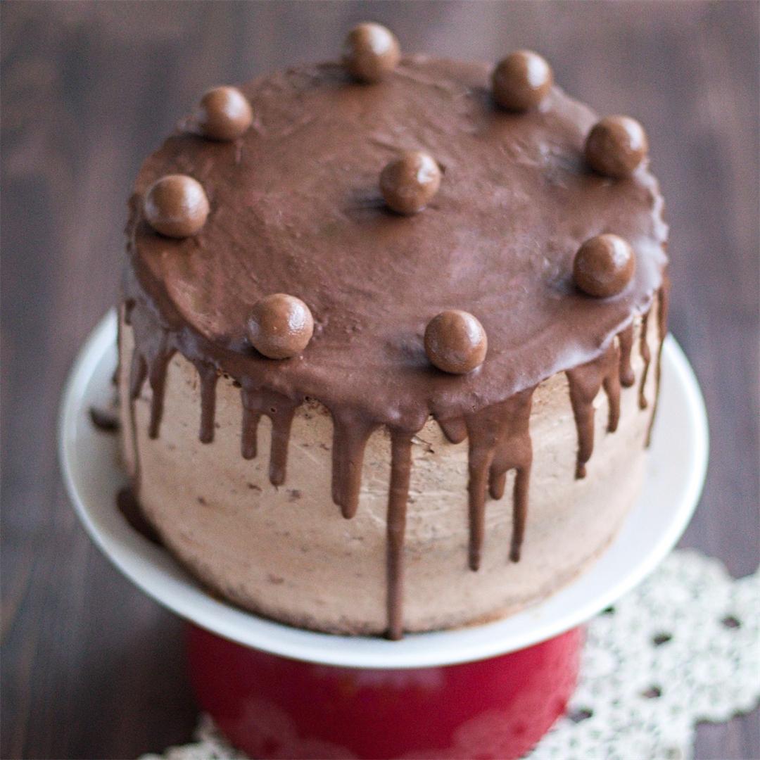 Chocolate Sponge Cake with Cheesecake filling