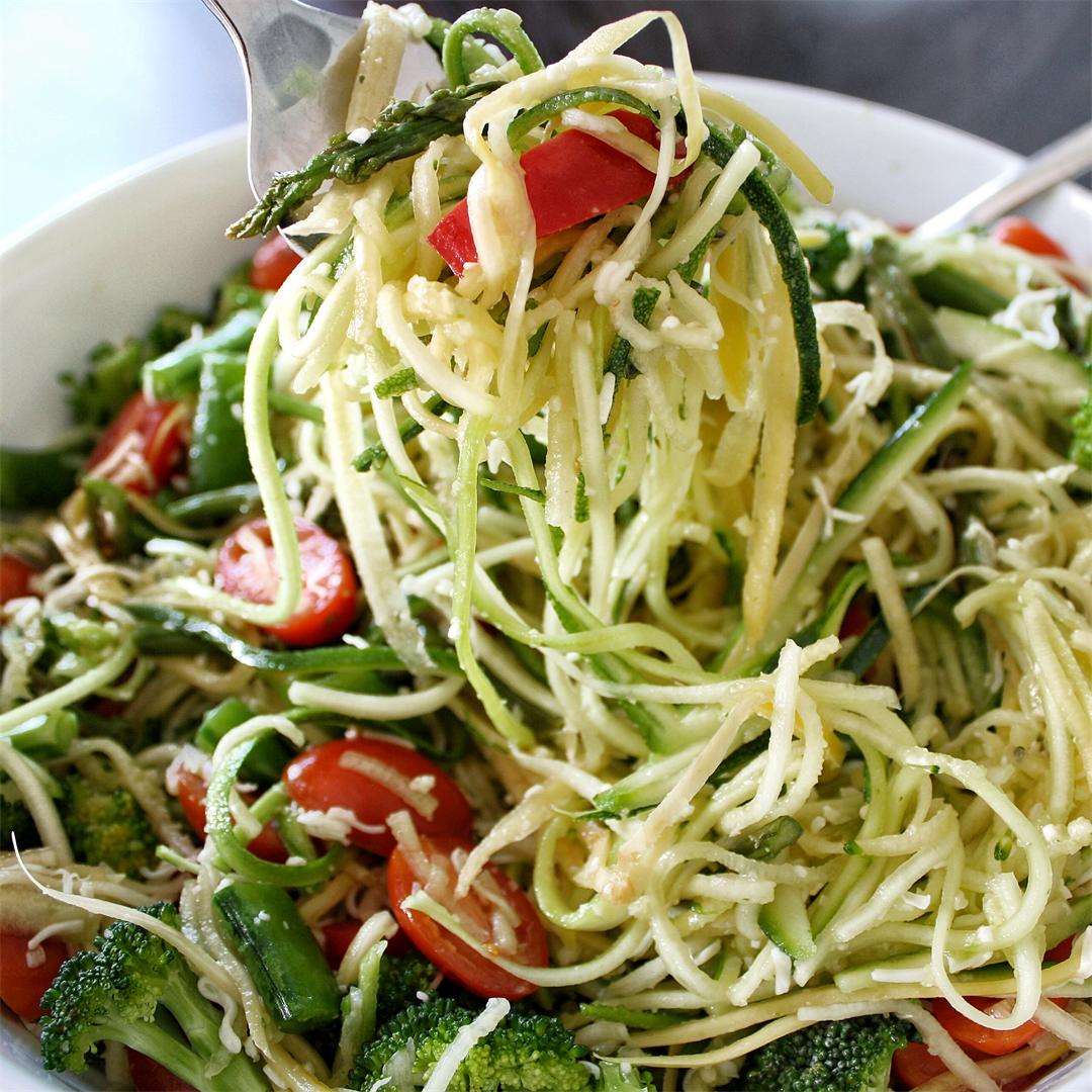 Primavera Zucchini Noodles (Zoodle Salad)