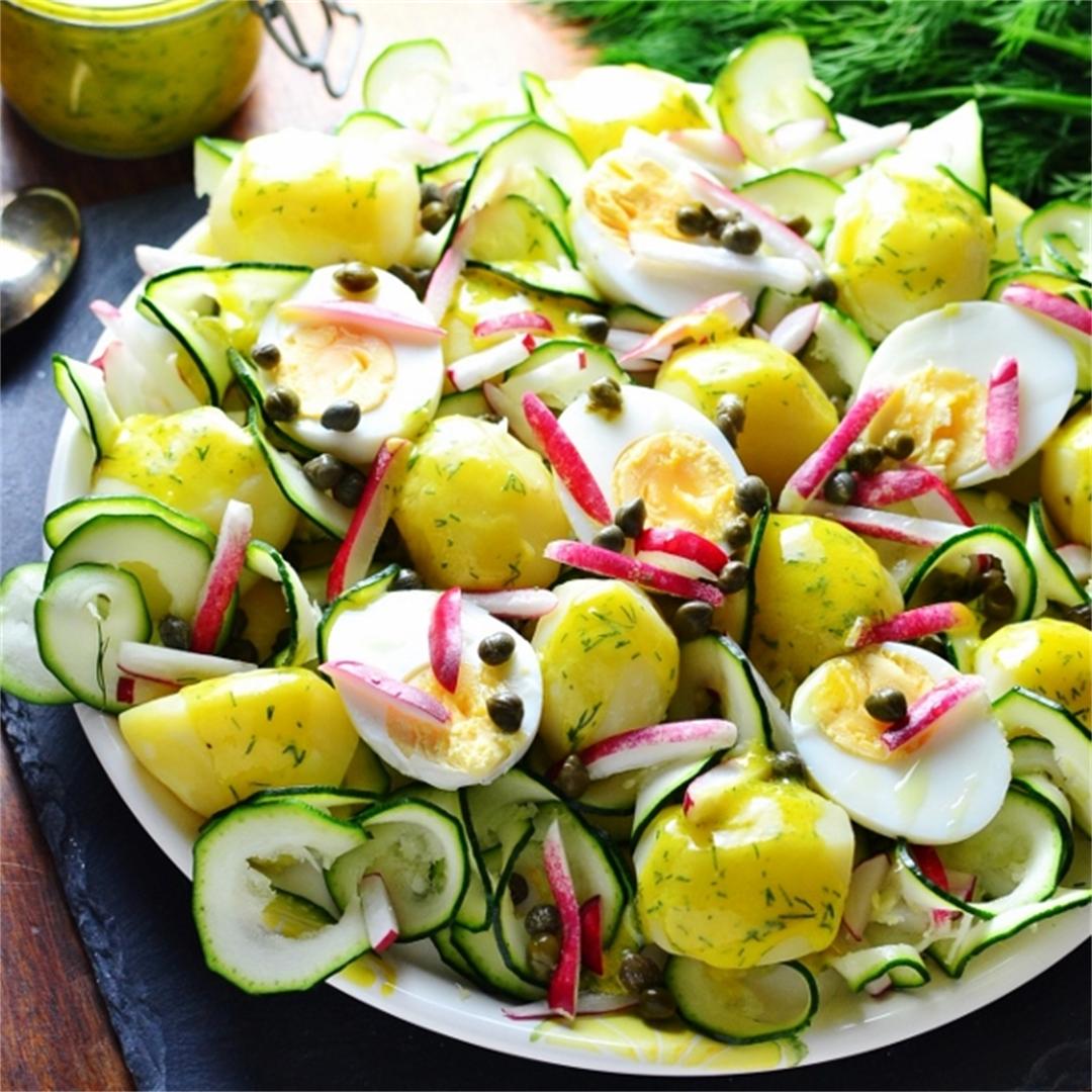 Potato Salad with Mustard Dill Dressing