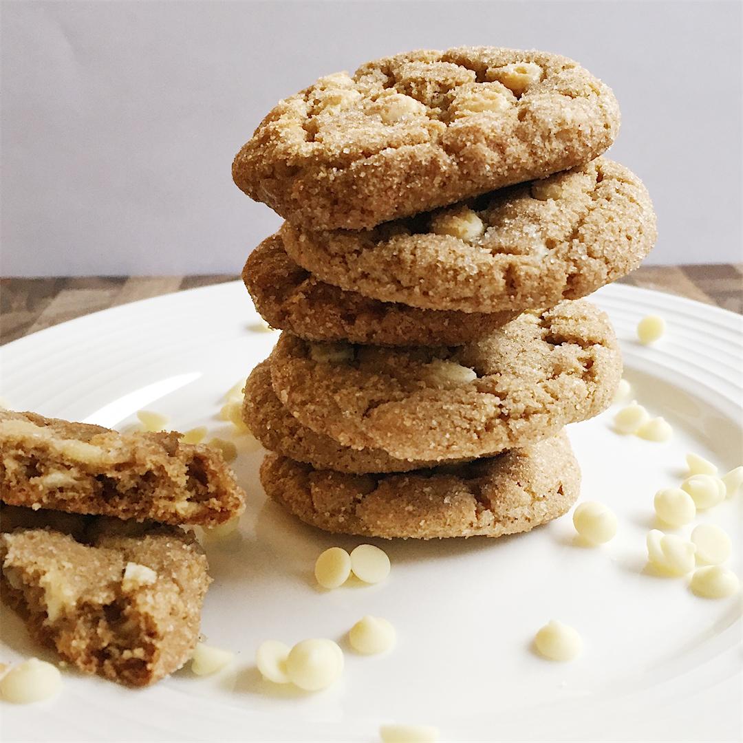 White Chocolate Chip Cookie Butter cookies