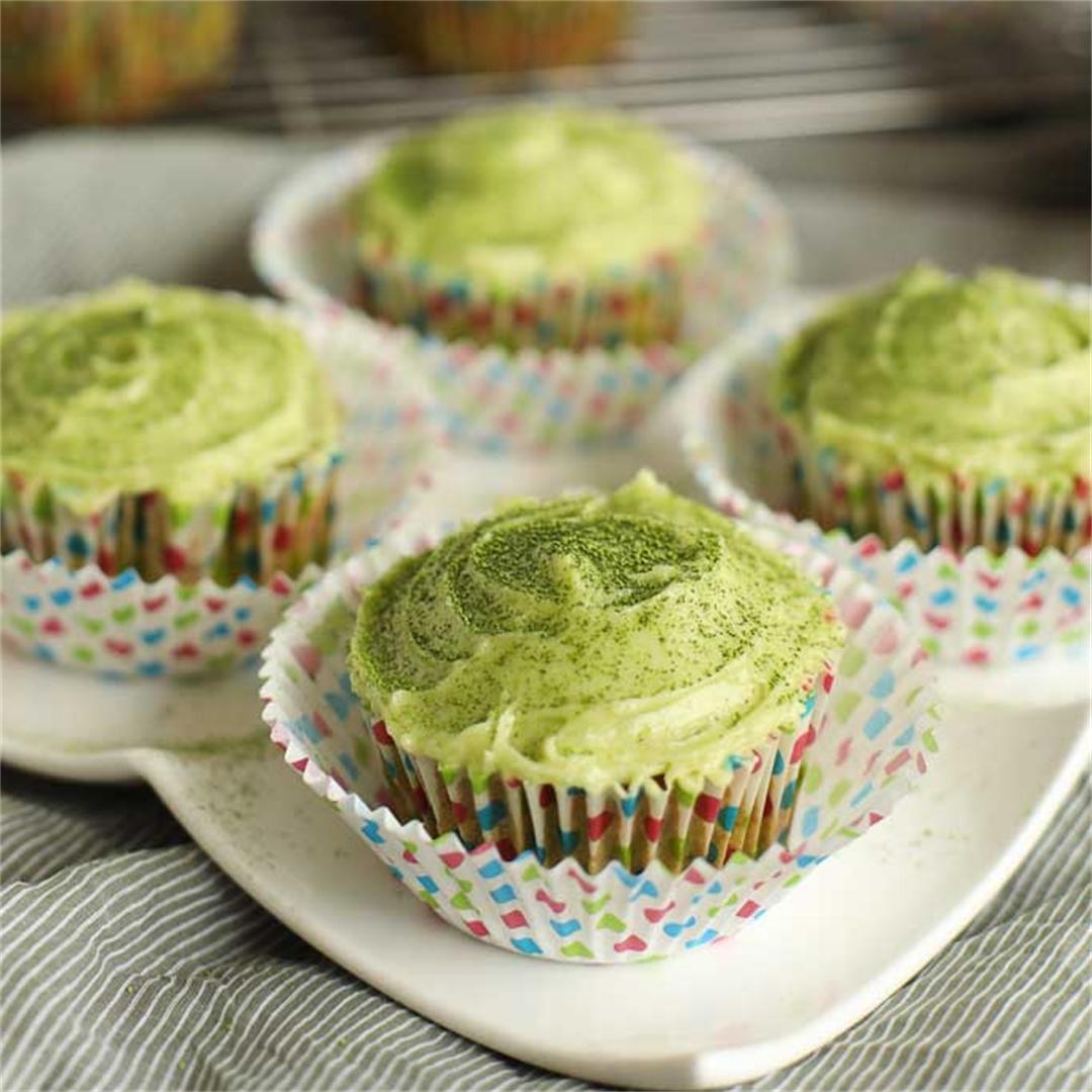 Green Velvet Matcha Cupcakes
