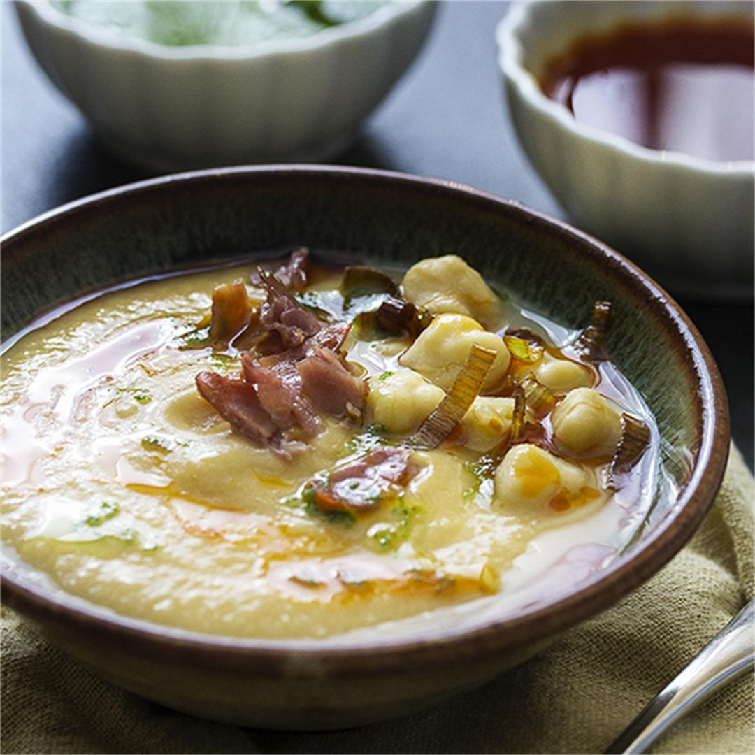 Creamy Spanish Garbanzo Bean Soup