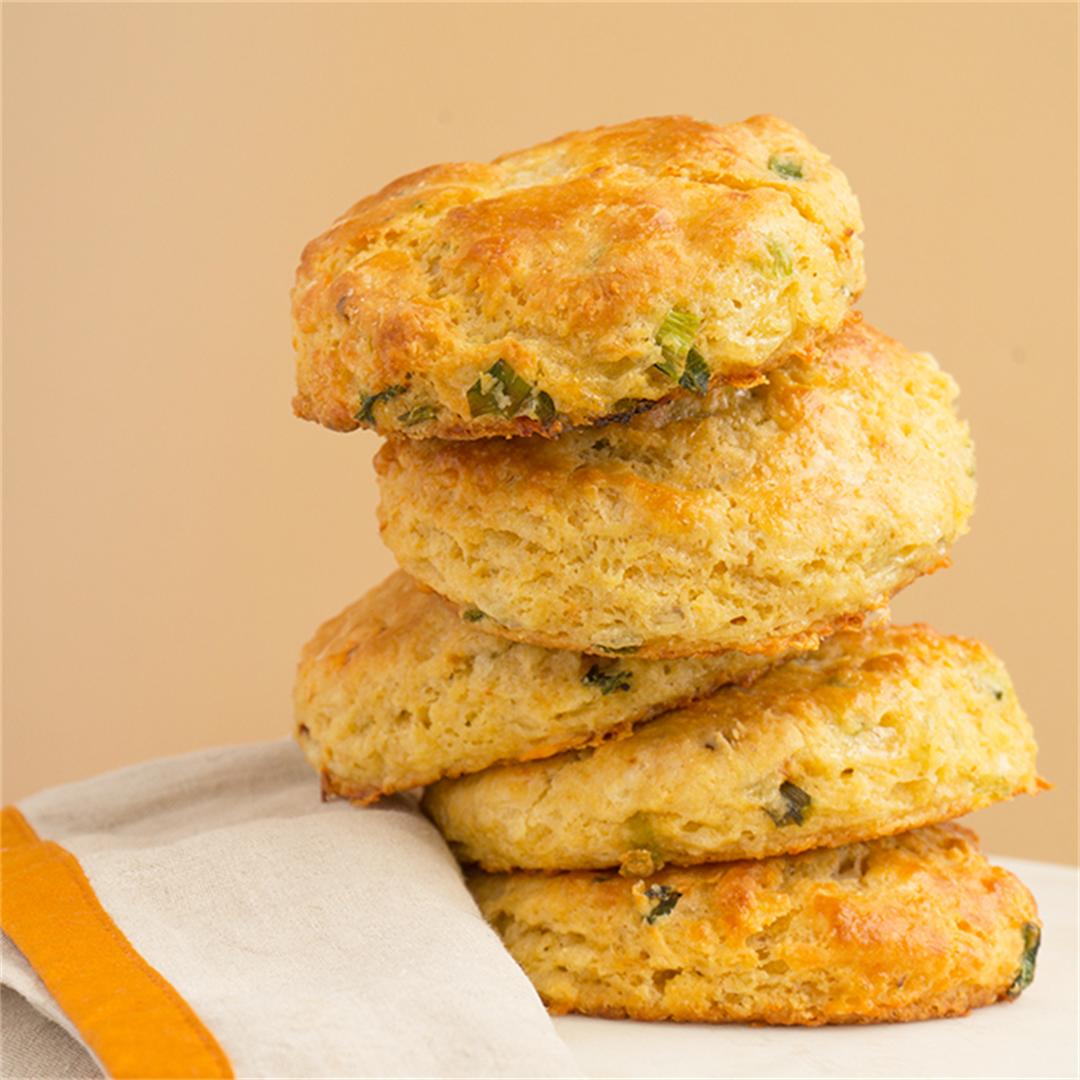 White Cheddar Chipotle Cornmeal Biscuits
