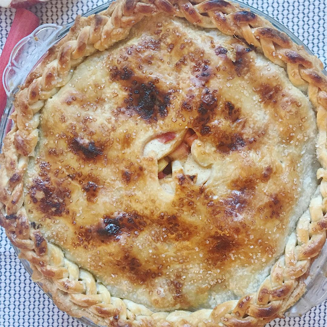 Apple Rhubarb Pie