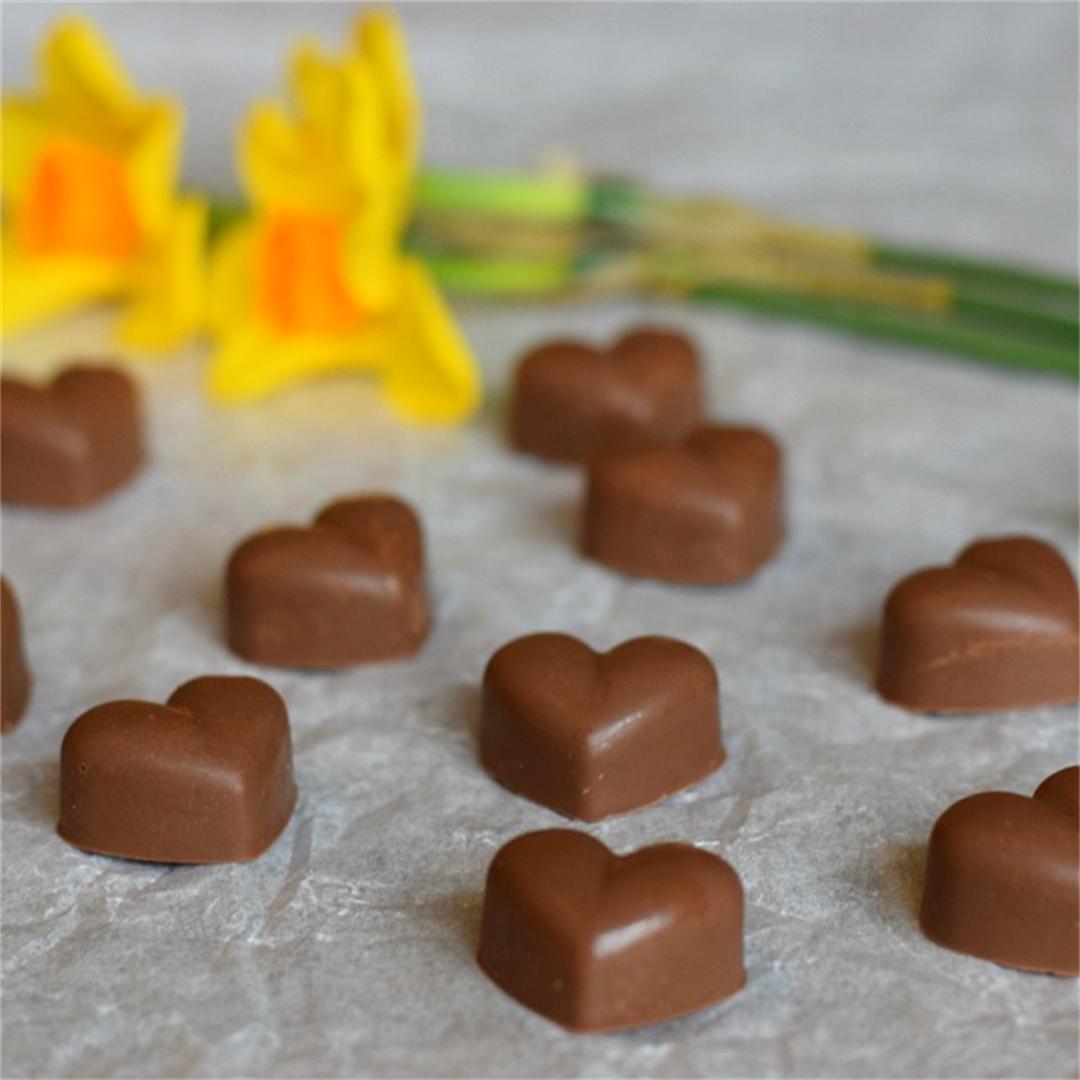 Homemade Hazelnut noisette Chocolates