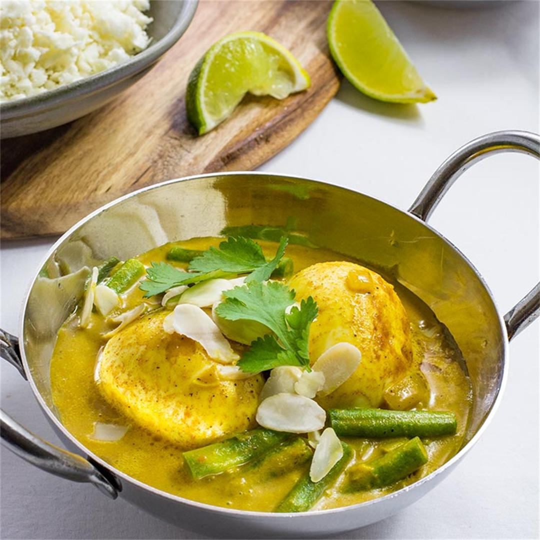 Indian Boiled Egg Curry - Low Carb