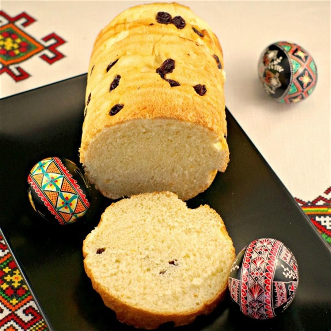 Bread Maker Babka- Sweet Ukrainian Easter Bread