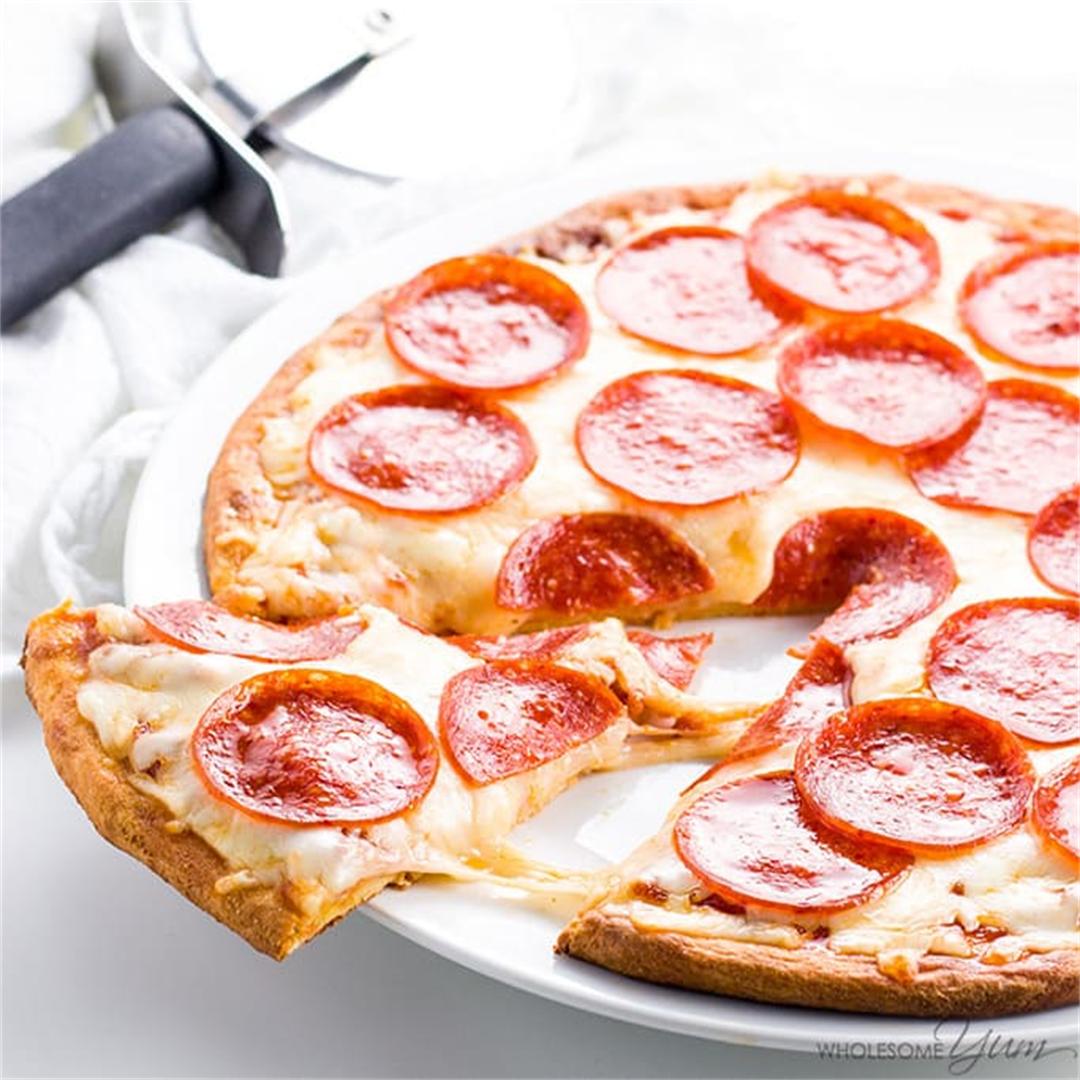 Fathead Pizza Crust (Low Carb, Keto, Gluten-Free, Nut-Free)