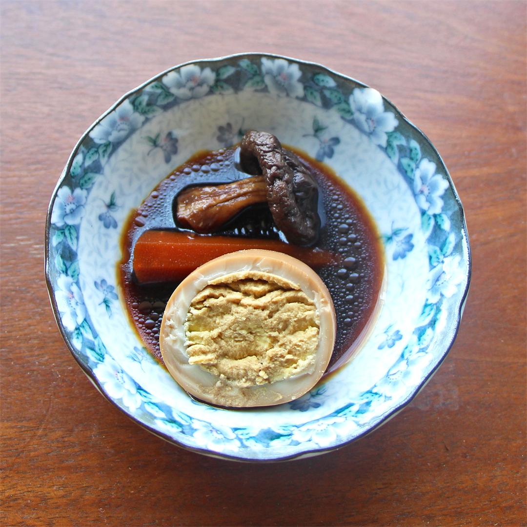Taiwanese-Style Soy Sauce Eggs with Carrots