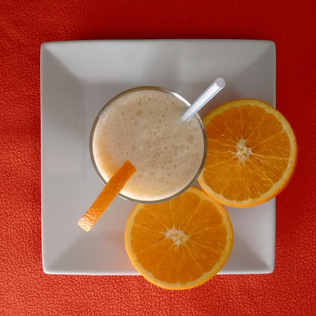 Healthy Orange Milkshake