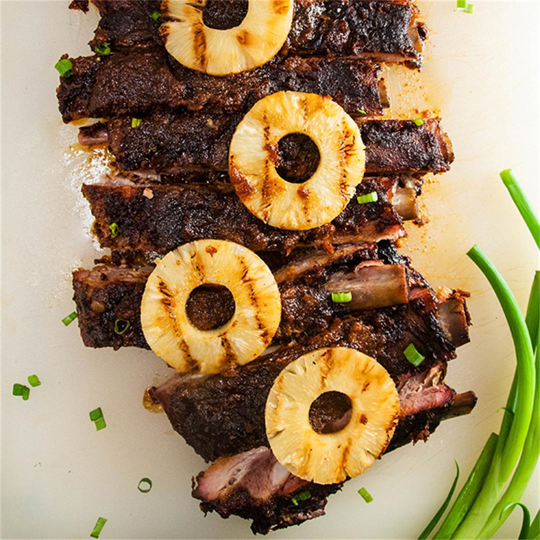 Pineapple Grilled Ribs