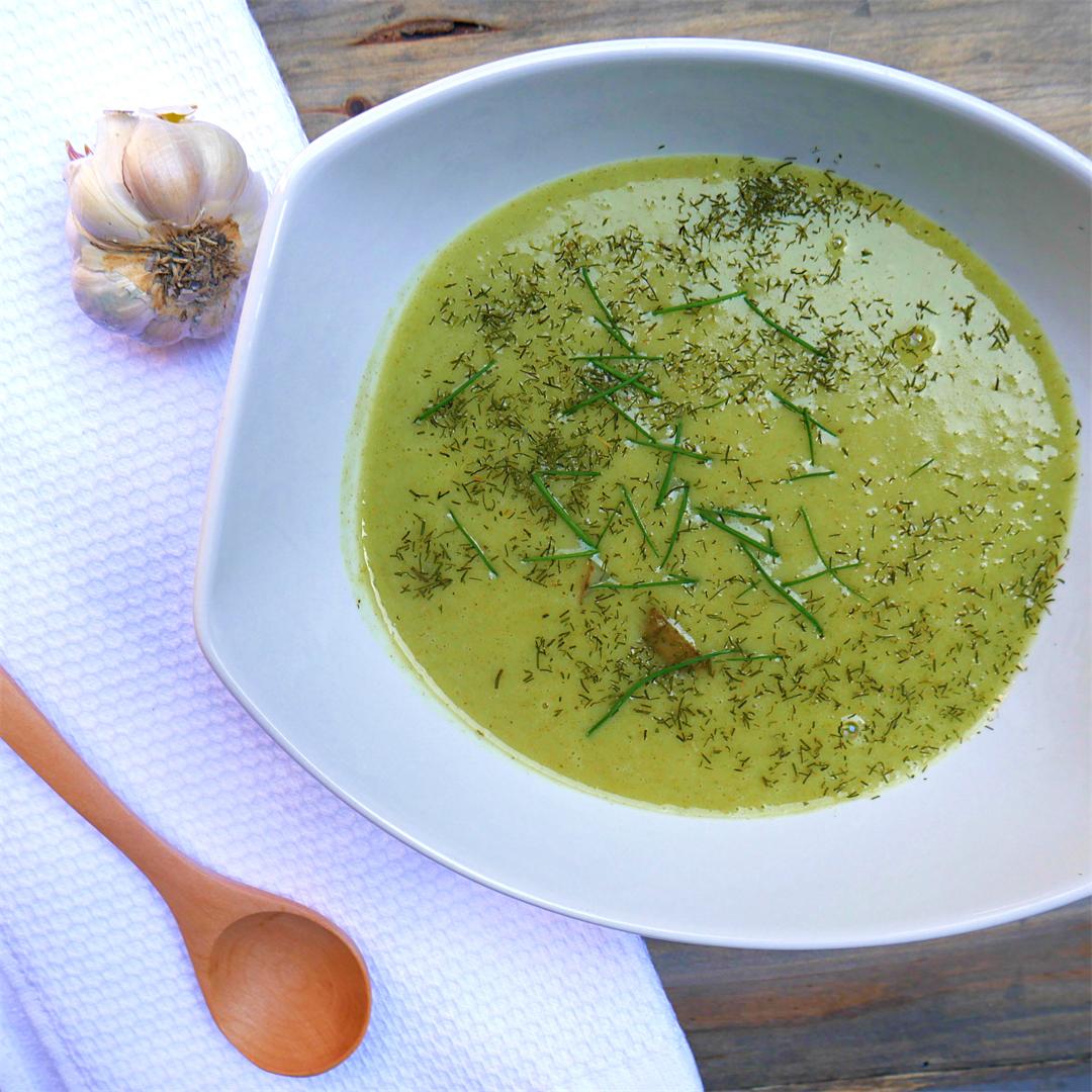 A delicious and creamy vegan soup that is extremely comforting!