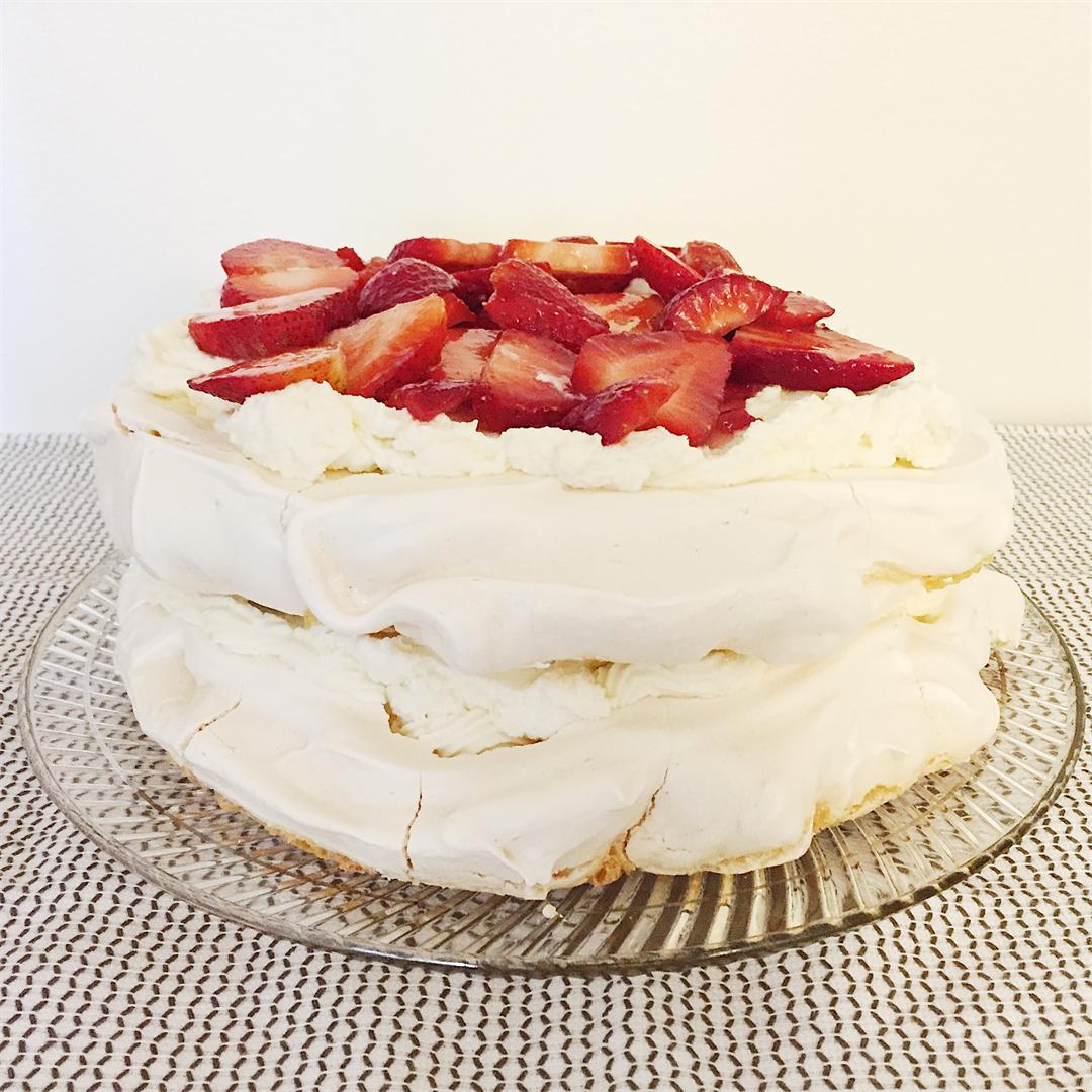 Strawberry Mascarpone Stack Cake