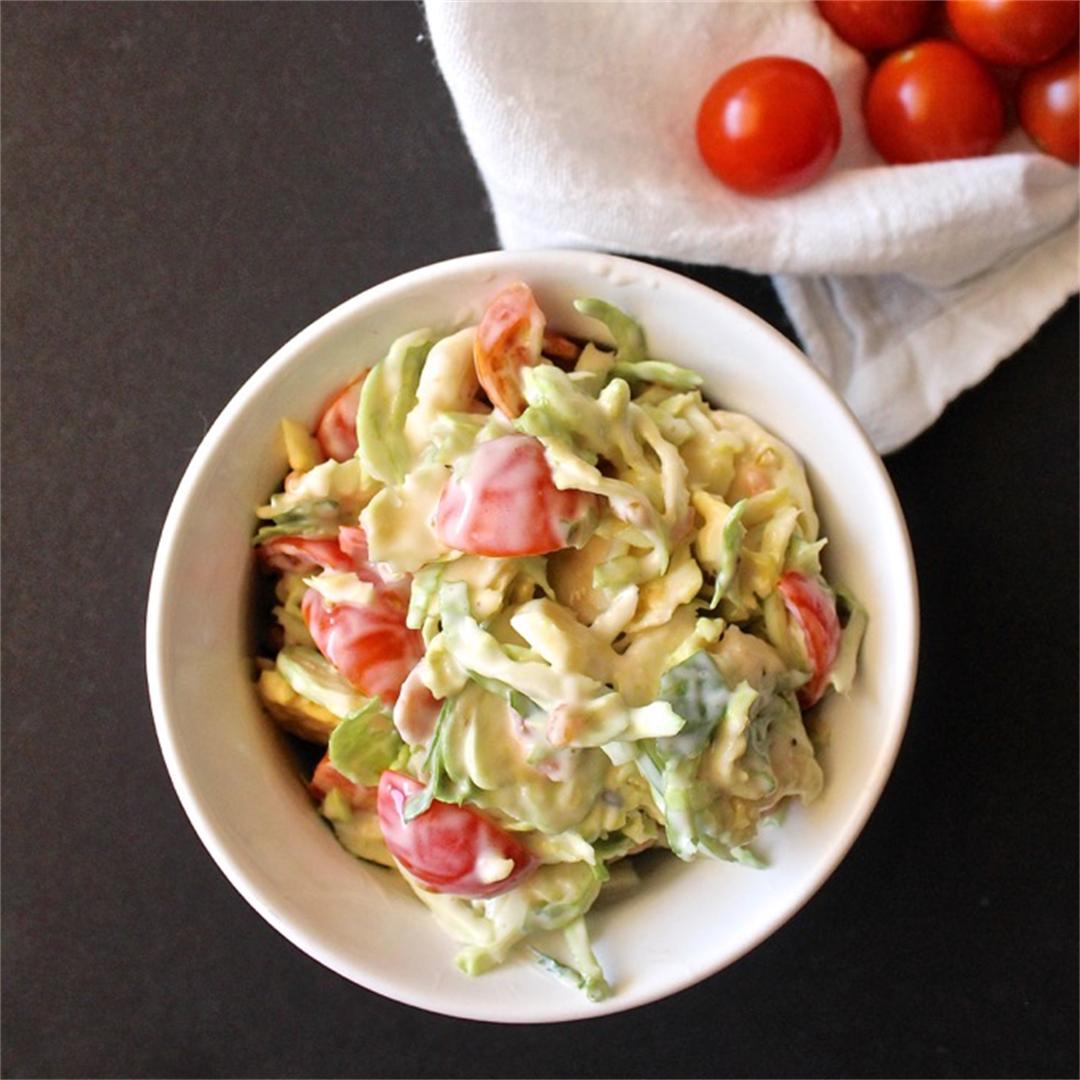 BLT Coleslaw with Brussels Sprouts