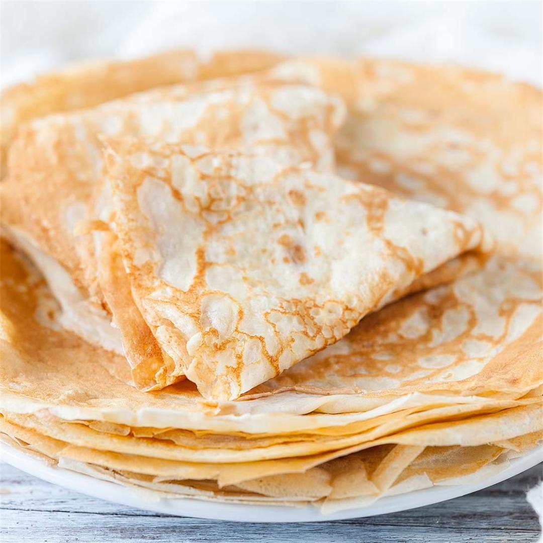 Traditional Russian Crepes