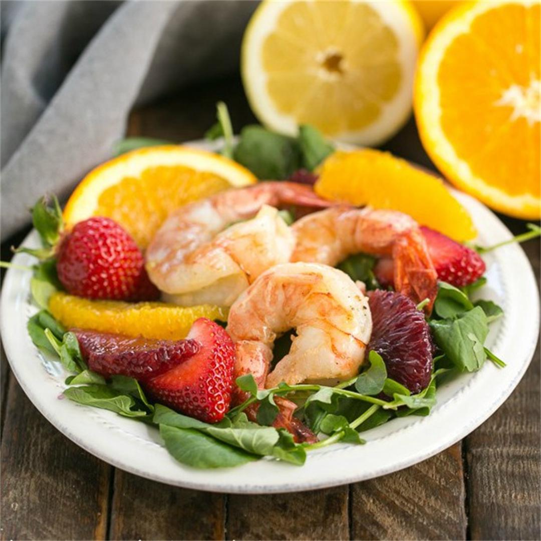 Shrimp and Orange Salad with a sublime Citrus Vinaigrette
