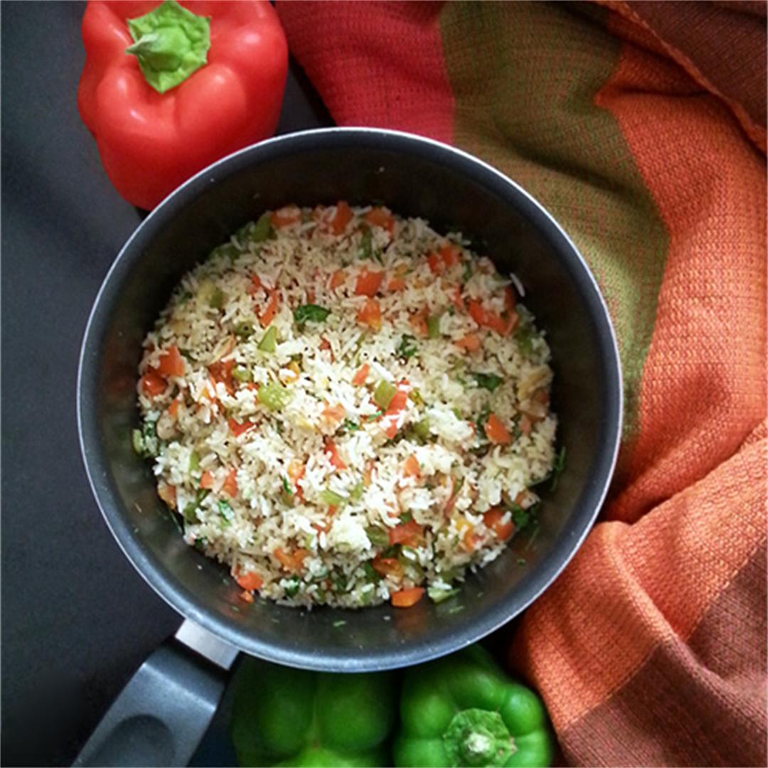 Colorful Bell Pepper Rice